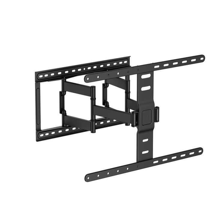 Television supported by a TV stand in a living room
