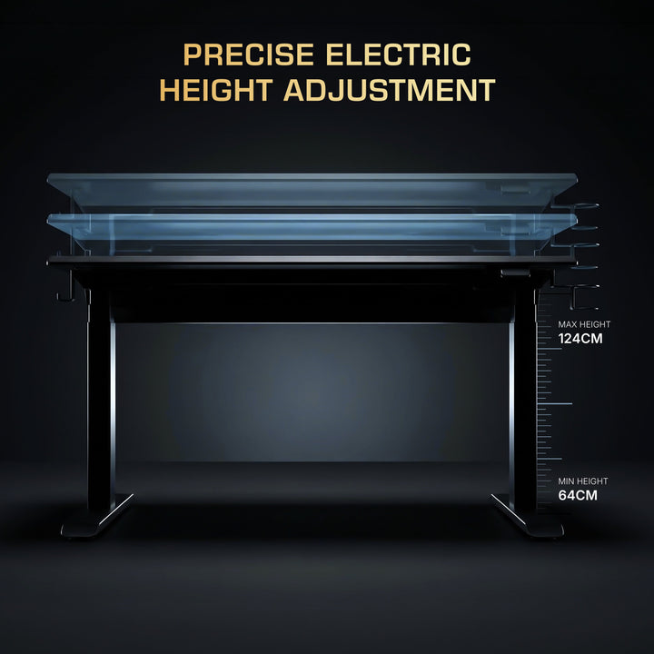 Ulti standing desk in a considered workspace