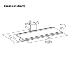 Arc Keyboard Tray | C82