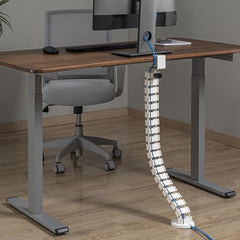 Clamp-on Under Desk Cable Management Spine