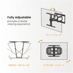 VEGA Full-motion TV Wall Mount | V7