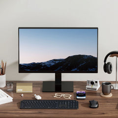 Walnut Desk Shelf System