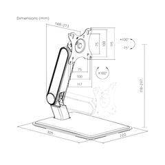 Ergo Pro Monitor Stand | T65