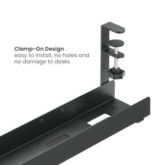 Ark Easy Access Clamp-On Cable Management Organizer Tray | C69