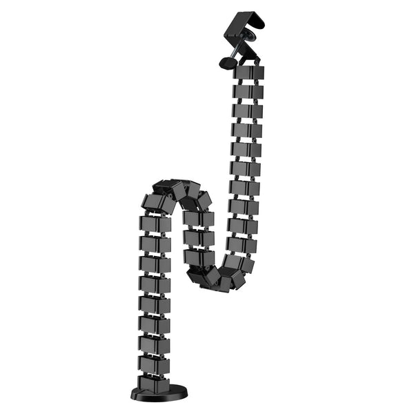 Clamp-on Under Desk Cable Management Spine
