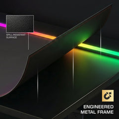 Aura Pro RGB Metal Standing Desk