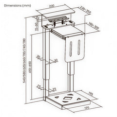 Vulcan PC Holder | C55