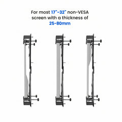 VESA Adapter Kit for 17”-32” Non-VESA Monitors | C76