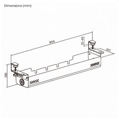 Edge Cable Management Tray | C90