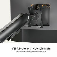 Apex Stacking Dual Monitor Arm | T23