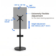 Atlas Mobile Display Floor Stand  | T45