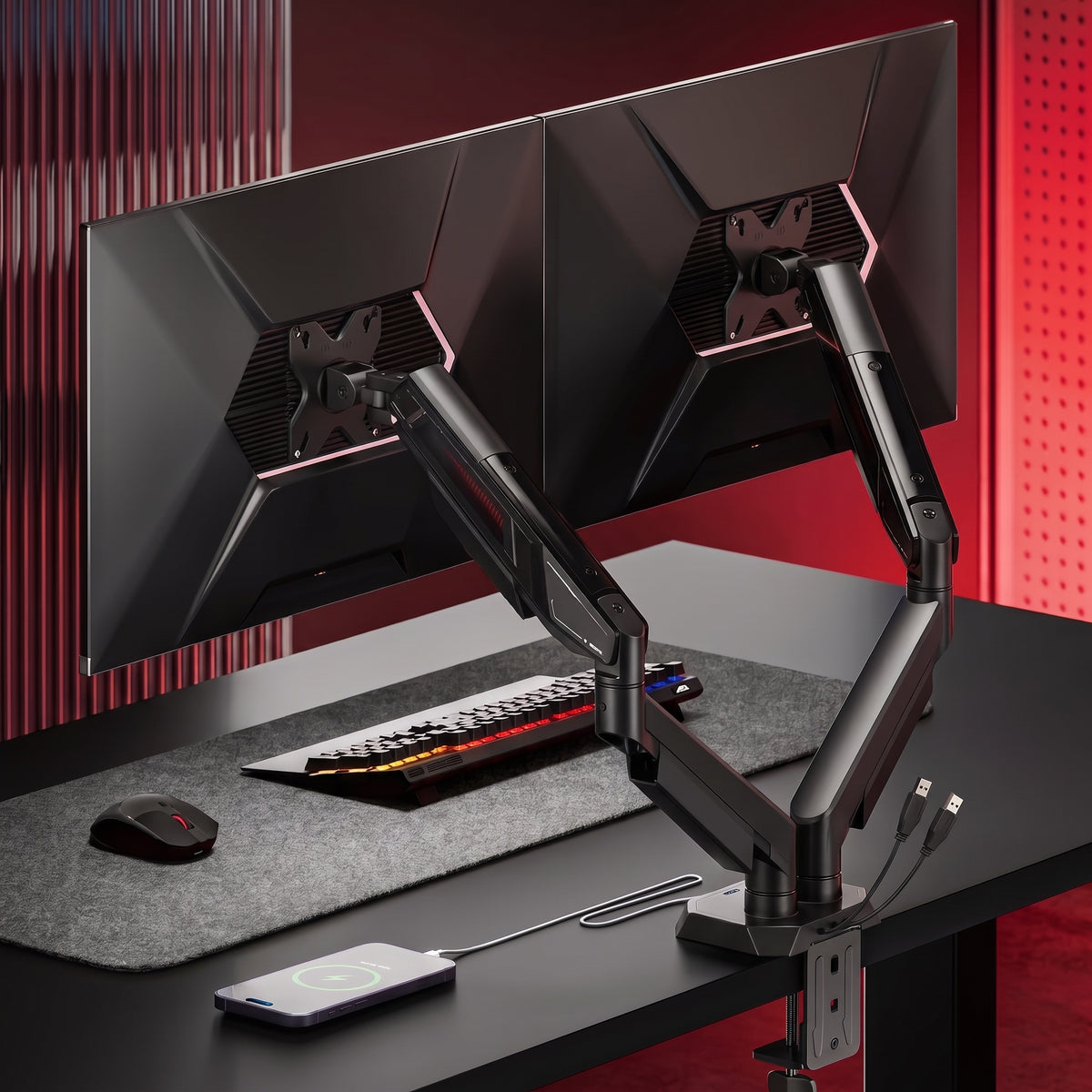 Verge Pro Dual Monitor Arm | T75