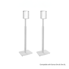 White Speaker Floor Stand for Sonos One, SL