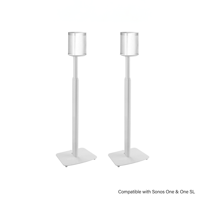 White Speaker Floor Stand for Sonos One, SL
