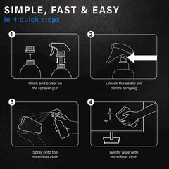 Screen Cleaner Spray [PRO] with Microfibre Cloth