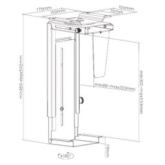 Heavy-duty PC Holder