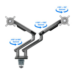 Flex Dual Monitor Arm | T18