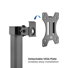 Ergo Gas Lift Single Monitor Stand | T40