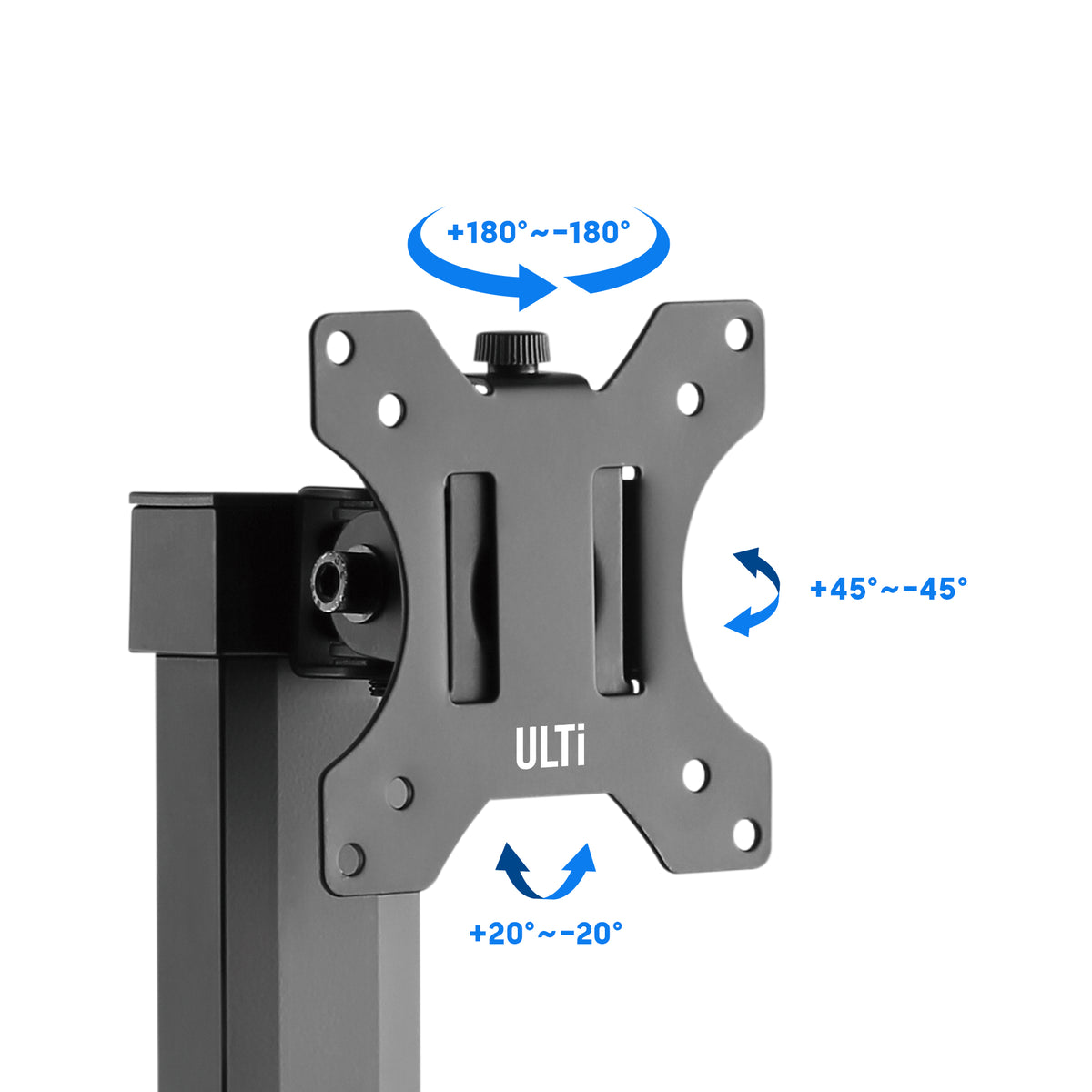 Ergo Gas Lift Single Monitor Stand | T40