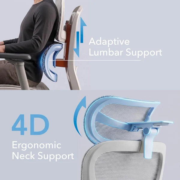 Flex Ergonomic Chair adaptive lumbar support